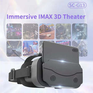Gafas VR 4K de Tamaño Ajustable <span class=keywords><strong>Sotec</strong></span> con Envío Directo, Pantalla Virtual 3D Mini de Cuero Artificial para Películas, Pantalla Virtual - Product Image 5
