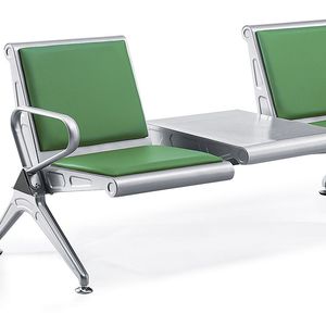 Silla de espera de tres plazas M03A con pasamanos para uso en hospitales, aeropuertos, estaciones de tren y bancos - Product Image 3