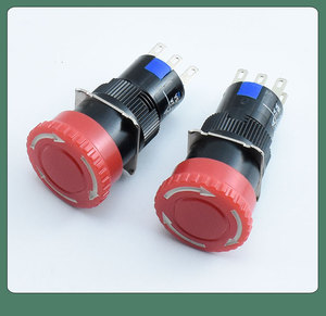 1No 1Nc 2NO 2NC chuyển đổi quay la16 dừng khẩn cấp Nút chuyển đổi 3pin 6pin - Product Image 3