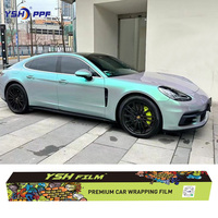 Film de protection de peinture automobile (PPF) PET noir ultra brillant, auto-réparateur, résistant aux rayures, pour changement de couleur de carrosserie, garantie 5 ans