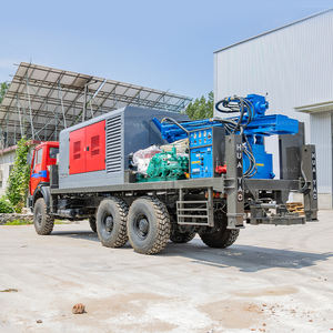 300m 500m 4WD 트럭형 물 우물 드릴링 장비 (공기 압축기 포함) - Product Image 4