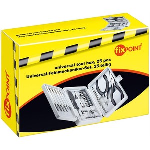 25 Piece Universal <b>Precision</b> Tool Kit With <b>Screwdrivers</b> And Pliers - Product Image 2