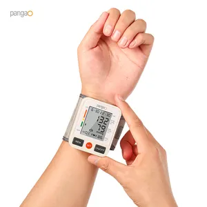 Esfigmomanómetro de monitor de muñeca de viaje portátil Mini aparato de medición de presión arterial digital
