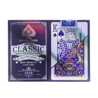 Cartes à jouer personnalisées avec logo, set de poker, jeu de cartes en papier d'art standard de haute qualité imprimé pour jeux pour adultes, échantillons gratuits