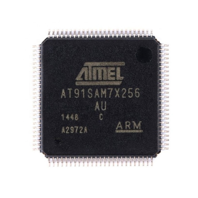 New Original ZHANSHI AT91SAM7X256C-AU 32-bit microcontroller ARM7 LQFP-100 Electronic components integrated chip BOM supplier