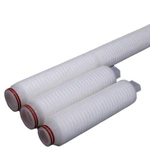 Sehr Niedrige Auflösung 0,22 µm 10 Zoll Hydrophile PTFE Plissierte Filterpatrone für Hochtemperatur-Ultrareinwasser-Filtration - Product Image 6