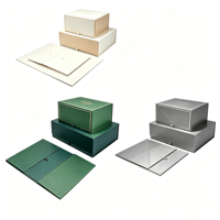 Boîtes en carton rigide de 1 mm d'épaisseur avec impression de logo personnalisé et fermeture magnétique en carton