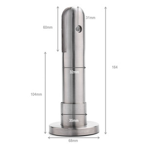 Kẽm Hợp Kim Nhà Vệ Sinh Phân Vùng Tủ Phù Hợp Hỗ Trợ Chân - Product Image 1