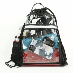 <b>Drawstring</b> Bag Gym With Pockets Sports Sack With Handle <b>Drawstring</b> <b>Backpack</b> Travel for Men Women <b>Backpacks</b> - Product Image 2