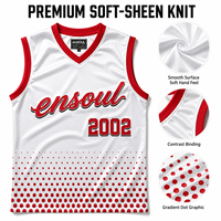 Maßgefertigtes Retro Farbverlauf Punkt-Sublimations-Basketballtrikot Herren Vollflächig Bedrucktes V-Ausschnitt Sportweste Individuelle Bekleidung für Marken