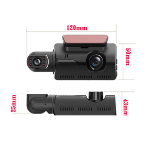 Grabadora <span class=keywords><strong>de</strong></span> Coche A68 <span class=keywords><strong>de</strong></span> Doble Lente 1080p y 3 Canales, Caja Negra con WIFI, GPS, Visión Nocturna y Pantalla <span class=keywords><strong>de</strong></span> 3.0 Pulgadas - Product Image 5