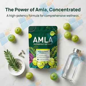 Cápsulas de Extracto de Fruta de Amla (Grosella de India) 60 Unidades, Vitamina C, Antioxidante, Bienestar Diario, Apoyo para la Piel, Fabricante de Marca Personalizada - Product Image 3