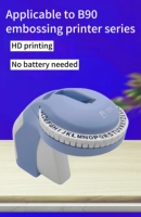 Étiqueteuse manuelle à embossage compatible Dymo, imprimante de rubans 3D, organiseur portable pour la maison et le bureau