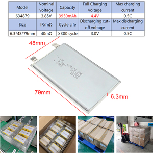 Lifepo4ลิเธียมเหล็กฟอสเฟต3.7V 3.8V 3.85V สภาพกึ่งแข็ง NCM lco 4000mAh 5000mAh 6000mAh สำหรับแล็ปท็อปโน้ตบุ๊ค - Product Image 3