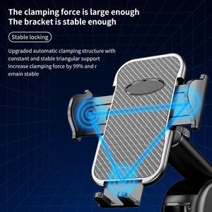 Atacado Multi-Funcional ABS Silicone Phone Holder com Ventosa Gancho Tipo de Suporte para Painel do Carro Air Outlet ou Vents - Product Image 6