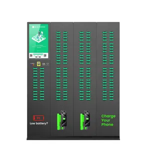Bajie Заводская частная модель OEM 168 порты сотовый телефон Share Power Bank арендная станция с POS торговый автомат Быстрая зарядка