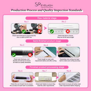 SP Wholesale Individual De <span class=keywords><strong>Cils</strong></span> Cashmere Velvet Matte Black Custom Lash Trays Supplies Handmade Volume Eyelash Extension - Product Image 5