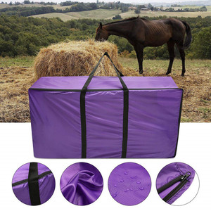 Bolsa de Almacenamiento de Heno para Mascotas de Seis Patas, 50L, Tela Oxford, Gran Capacidad para Alimentación de Caballos y Ganado - Product Image 4