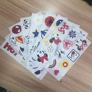 Yas Elastic 100% Cold <b>Transfer</b> Non-Woven Fabric UV/Screen Printed Scratch off <b>Stickers</b> - Product Image 2