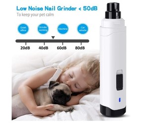 Lima de uñas para mascotas recargable, cortaúñas para perros, <span class=keywords><strong>sin</strong></span> dolor, USB eléctrico, para gato, patas, cortaúñas - Product Image 4