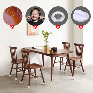 Phổ Bảng Bảo Vệ Bìa Chống Trượt Sàn Bảo Vệ Câm Vòng Vuông Ghế Chân Silicone Ghế Chân Miếng Đệm Đồ Nội Thất - Product Image 2