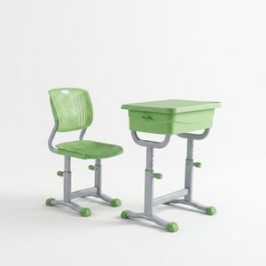 Modern Metal Height <b>Adjustable</b> Stackable Children's Primary School Chairs <b>Table</b> Commercial Use SONGYE 1 Year Warranty Model ST-2 - Product Image 1