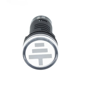 Lampe indicatrice en plastique de 22 mm avec résistance intégrée pour connexion directe aux lignes d'alimentation - Product Image 5