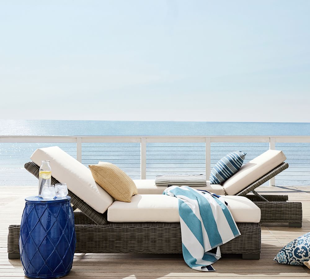 luxury rattan sofa lounge chairs outdoor furniture patio daybed garden sofa chair
