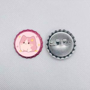 Factory Outlet Beer Bottle Shape Button Badge Custom Printed Anime Tin Button Badge <b>Pin</b> - Product Image 5