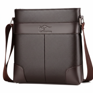 Borsa da uomo Casual in pelle con tracolla a tracolla - Product Image 1