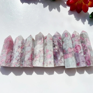 Cristales al por Mayor, Nuevo Diseño, Minerales Curativos, Cristal de Turmalina Flor de Ciruelo para Decoración - Product Image 1
