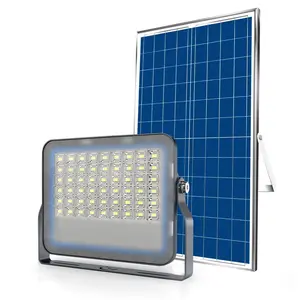 اللفة الألومنيوم في الهواء الطلق الشمسية للماء IP66 100W 150W 200W 300W Led في الهواء الطلق الشمسية الفيضانات أضواء