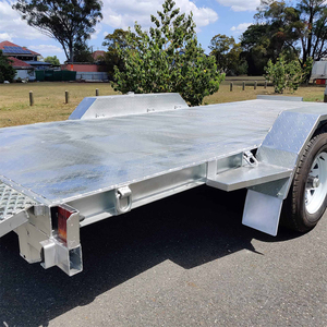 Rimorchio per Auto Resistente da 2,5T 3T 4T, Rimorchio in Acciaio da 16 Piedi con Rampa per Trasporto Veicoli - Product Image 3