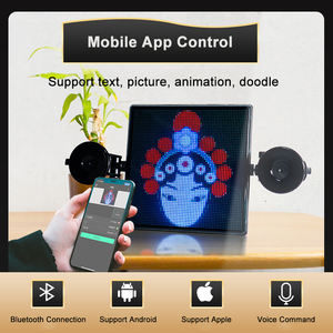 Fournisseur d'écrans LED pour voitures, vente en gros, écran de voiture silencieux, écran LED clair, écran d'expression lumineux, vitre arrière, écran d'expression - Product Image 5