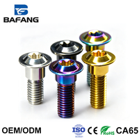 Kit de boulons Torx à tête hexagonale en titane TC4 multicolore pour moto, fixation complète en titane pour Surron Light Bee Ultra