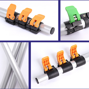 Perche télescopique extensible en aluminium de haute qualité, à serrage rapide, longueur personnalisée, écologique, pour outils de nettoyage polyvalents - Product Image 5