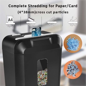 Déchiqueteuse de <span class=keywords><strong>papier</strong></span> compacte 14L, 10 feuilles, coupe croisée, vente <span class=keywords><strong>en</strong></span> <span class=keywords><strong>gros</strong></span>, machine à détruire le <span class=keywords><strong>papier</strong></span> - Product Image 4