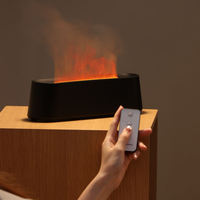Bureau Usb 300ml feu diffuseur huile essentielle Mini flamme humidificateur diffuseur ménage flamme arôme diffuseur