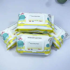 OEM fabbrica di buona qualità salviette per il bambino bagnato usa e getta salviettine umidificate in tessuto Non tessuto all'ingrosso salviette per neonati