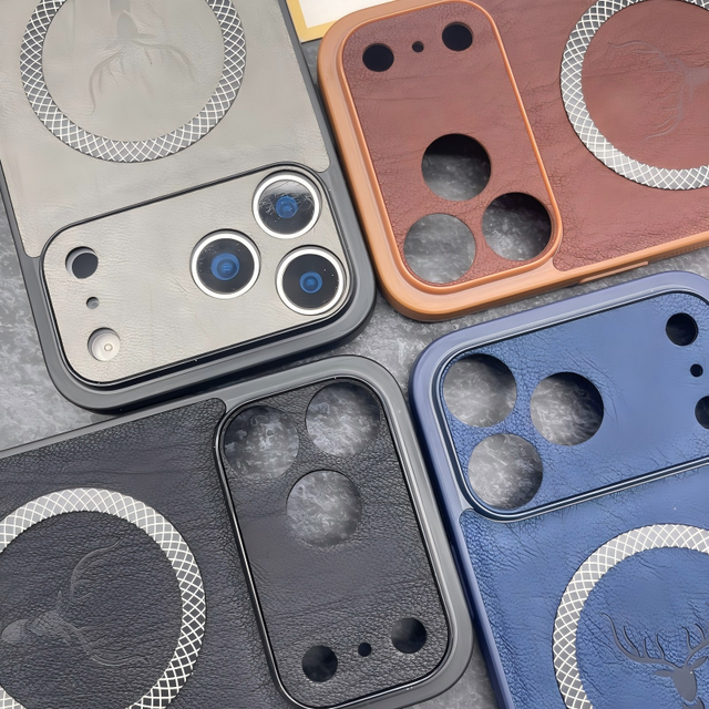 Magnetic Shockproof iPhone 17 Pro Max Case Magnetic Compatible Phone Cover for Business Luxury Use With Camera protection
