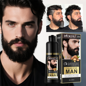 Mokeru 2-in-1 Beard <strong>Color</strong> <strong>Conditioner</strong>, enriched with Moroccan argan oil, provides long-lasting, gentle care for men. - Product Image 5