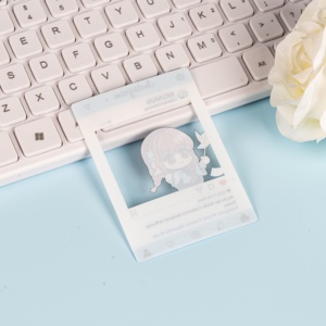 Khung ảnh trong suốt in hình anime tùy chỉnh hai mặt bằng chất liệu acrylic lenticular, charm hologram, thương hiệu PUDE, bán buôn, quà lưu niệm - Product Image 2