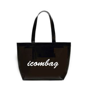Sacs fourre-tout transparents en PVC écologiques personnalisés avec logo, sacs de shopping transparents à la mode, sacs de plage ouverts imperméables à bandoulière – Vente en gros - Product Image 3