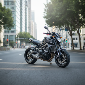 <span class=keywords><strong>Yamaha</strong></span> MT09, Motor de 900cc, Tres Cilindros en Línea, Refrigerado por Agua, Cuatro Tiempos, Caja de Cambios de 6 Velocidades, Fácil de Operar - Product Image 1