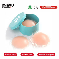 Cache-tétons en silicone respirant personnalisables pour femmes, hypoallergéniques, adhésifs, réutilisables, imperméables