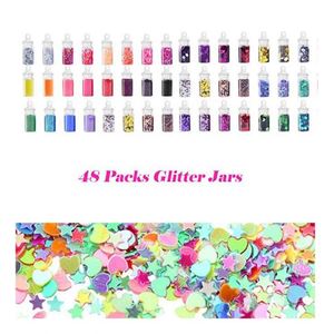 Kit de 75 pièces DIY : Perles en plastique colorées, outils en mousse et papier, breloques et accessoires pour slime, anti-stress, pour les 7-12 ans - Product Image 3