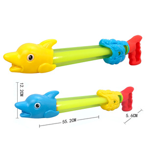 Pistola ad Acqua in Plastica per Bambini, Gioco Estivo all'Aperto, per Bagno, Spiaggia, Piscina, Cannone ad Acqua a Lunga Gittata - Product Image 1