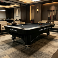 Table de billard américaine Stellarway 9 pieds, 2,5 cm, ardoise bleue Jiujiang, retour automatique des billes, vente en gros pour clubs