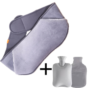 Bolsa de Agua Caliente Portátil con Funda para la Cintura, Calentador de Manos Portátil, Bolsa de Agua Caliente con Funda de Felpa para Aliviar el Dolor - Product Image 5