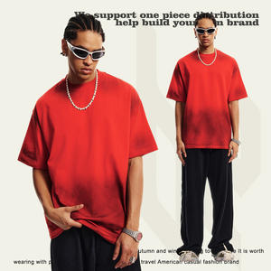 مخصص بالجملة للرجال Sorona Tech Mambo خط العنق الصغير تي شيرت مصنوع من العمر القذرة بأكمام قصيرة تيشيرتات للرجال - Product Image 2